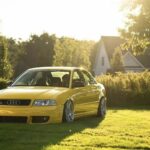 Установка крыла для Audi 80 B4 Кузовные детали из стеклопластика 24.10.2018